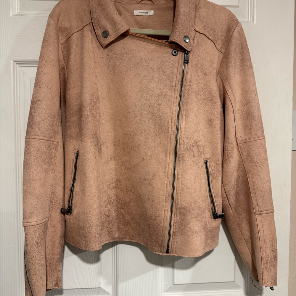 Maurices Tan Leather Jacket